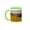 Green/White, variant on 3drose, Autumn, Mt Lafayette, New Hampshire - Us30 Jmo1549 - Jerry and Marcy Monkman, 11oz Two-tone Green Mug