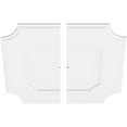 thumbnail image 2 of 30"OD x 1"ID x 18"C x 1"P Locke Architectural Grade PVC Contemporary Ceiling Medallion, Two Piece, 2 of 11
