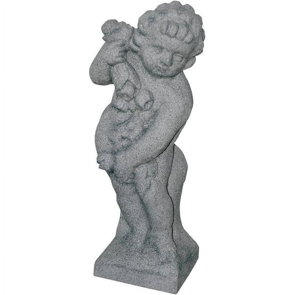 Cupid Statue – Natural Granite Appearance – Made of Resin – Lightweight – 24” Height