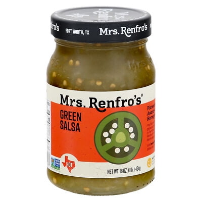 (Pack Of 6) Mrs Renfro Salsa Green Hot 16 Oz