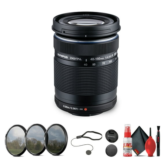 OM SYSTEM M.Zuiko Digital ED 40-150mm f/4-5.6 R Lens Bundle