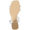 thumbnail image 6 of Journee Womens Meryl Light Puff Strap Dress Sandals, 6 of 10