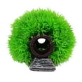 thumbnail image 3 of Penn-Plax Deco-Replicas Realistic Green Grass Hideaway with Swim Through Hole - Decoration For Aquariums and Fish Tanks, 3 of 6