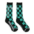 thumbnail image 3 of Demon Slayer Crew Socks, Demon Slayer Manga Tanjiro And Nezuko Socks, Anime Performance Cushioned Athletic Crew Socks For Men Women 3 Pairs, 3 of 8