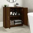 thumbnail image 3 of Bush Furniture Cabot Small Bathroom Cabinet in Modern Walnut - Engineered Wood, 3 of 5