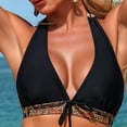 thumbnail image 3 of HUAXUN Women's Tankini Swimsuits Cute Swimsuit Tummy Control Swimsuits for Women Drawstring Backless Design Beachwear 3036 3 Piece Swimsuit for Women, 3 of 8