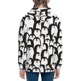 thumbnail image 6 of Naloa Cartoon Penguin Teenage Zipper Hoodie, Long Sleeve Zip Up Hoodies Casual Jackets Tops for 7-12 Years-Small, 6 of 6
