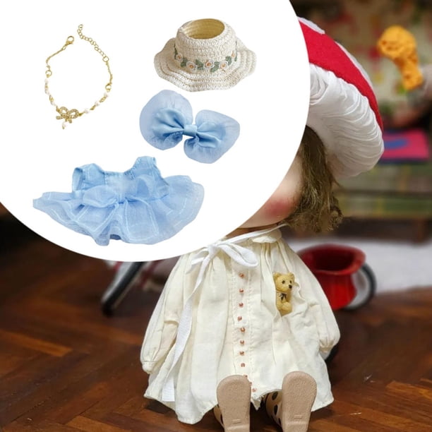 Ropa para muñecas,Ropa para muñecas sentadas,vestidos de fiesta,disfraces,Ropa para muñecas de niña Ropa para muñecas Ropa para muñecas,Conjunto de ropa y vestido de tul para Estilo H