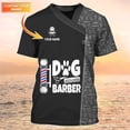 thumbnail image 2 of Camiseta de moda de verano para hombre, camisa con nombre impreso en 3D para peluquero y perro, Tops informales Unisex, uniforme de peluquero para mascotas DW148Adult size XS Gao Jinjia LED, 2 of 2