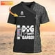thumbnail image 2 of Camiseta de moda de verano para hombre, camisa con nombre impreso en 3D para peluquero y perro, Tops informales Unisex, uniforme de peluquero para mascotas DW148Adult size 6XL Gao Jinjia LED, 2 of 2