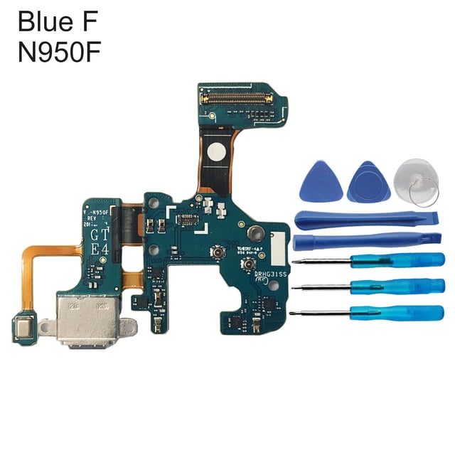 Opolski Charging Port Dock Precise Replacement Part Cell Phone USB Charging Plug Flex Cable with Tools for Samsung Note 8 N950F/N950U