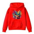 thumbnail image 3 of LUOGENLI Sweatshirt for Boys 10-12 Girl's Boy's Hoodie Long Sleeve Soft Sweatshirt Graphic Hoody Kids Cute Pullovers Top Clothes for Girls Sweatshirt for Boys Boys Hoodies Size 14-16 Black 130, 3 of 3