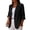 Black, variant on Womens Suit Jacket Long Sleeve Long Sleeve Notch Lapel Business 3/4 Sleeve Open Front Casual Jackets Work Office Suit Jackets Blazer Blue Xl