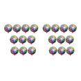 thumbnail image 1 of Shengyu 10 Pieces Birthday Balloons Gradient Large Size 4D Stereo House Balloon Room Decorations Kit 22 Inch Photo Props for Baby Shower Colorful 2Set, 1 of 6