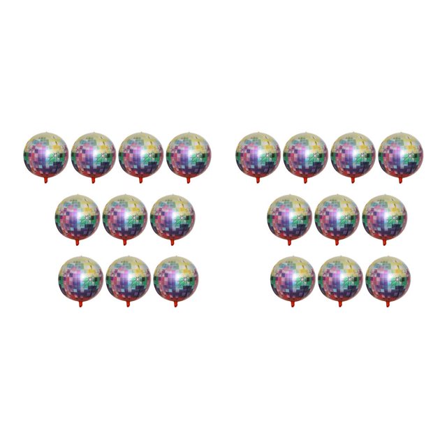 Shengyu 10 Pieces Birthday Balloons Gradient Large Size 4D Stereo House Balloon Room Decorations Kit 22 Inch Photo Props for Baby Shower Colorful 2Set