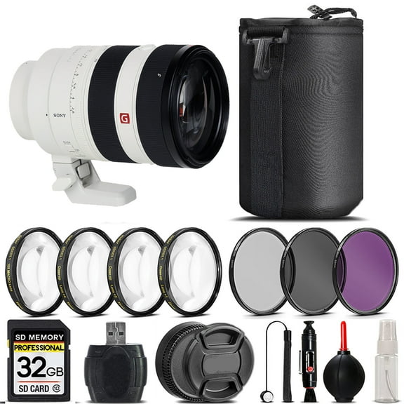Sony FE 70-200mm f/2.8 GM OSS II Lens   4PC Macro Kit   UV, CPL, FLD Filter - 32GB Kit (International Version)