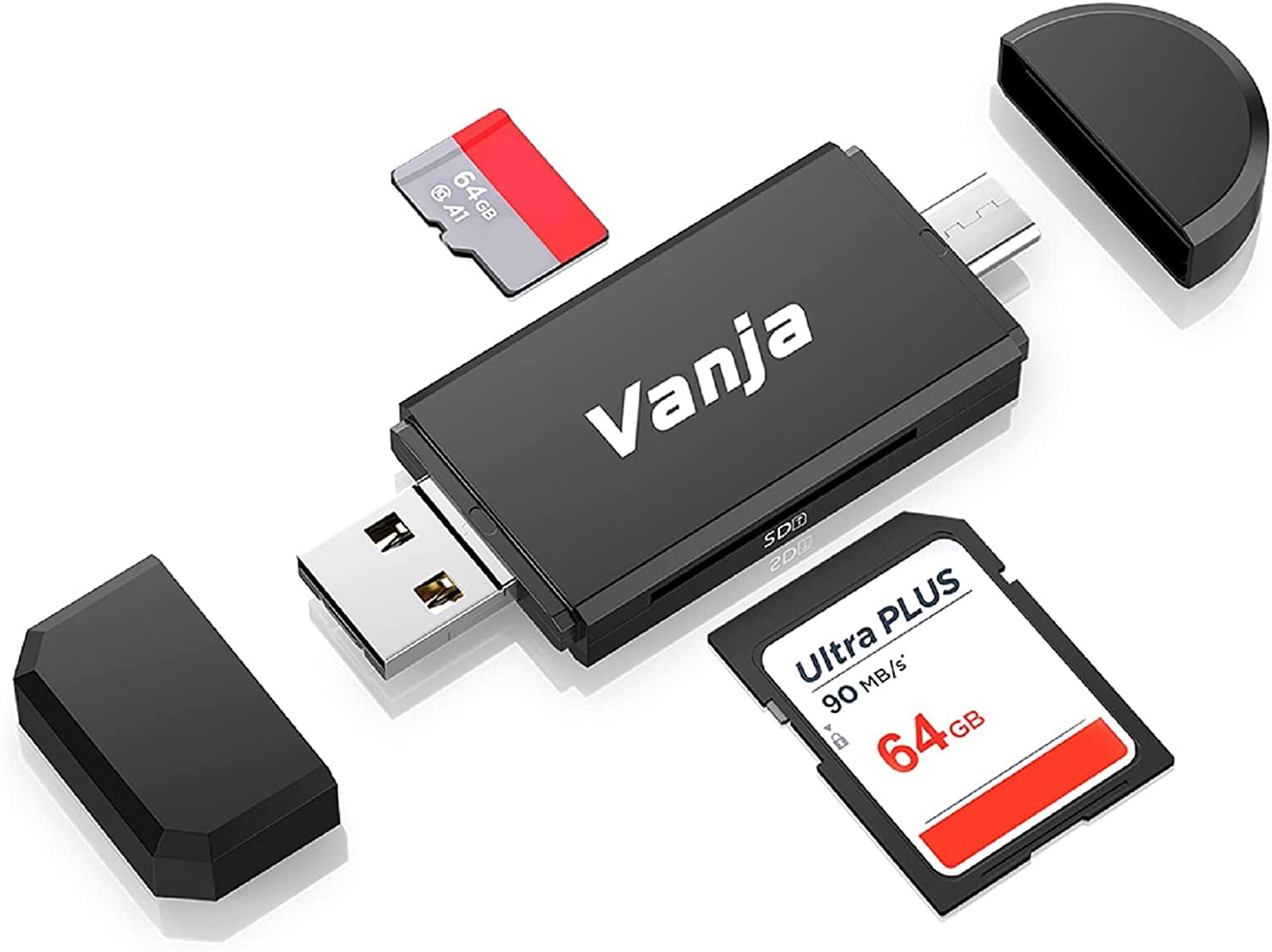 3-in-1 Micro USB USB 2.0 and USB3.1 Type C with SD OTG Card Reader 3-in-1 Micro USB USB 2.0 and USB3.1 Type C with SD OTG Card Reader