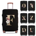 thumbnail image 2 of 2022 New Luggage Cover Protective Suitcase Trolley Dust-proof Cover 18 To 28inch Gold Pattern Elastic Travel Protective Case 8gold R M, 2 of 6
