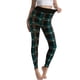 thumbnail image 1 of Gibobby Leggings Afelpados Mallas vaqueras elásticas para mujer, mallas térmicas a la moda con estampado a cuadros, mallas vaqueras imitación, pantalones para senpararismo, pantalones（Aqua， XXL), 1 of 5