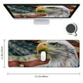 thumbnail image 2 of nygtbtfer  Mouse Pads Us Flag and Bald Eagle on Vintage Constitution Paper,Mouse Pads for Computers Laptop PC,Mouse Pads for Office &amp; Home 31.5x11.8 in, 2 of 6