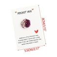 thumbnail image 2 of JGJJUGN Gradient Glitter Rose Pocket Card, Cuddle Card, Heartfelt Message Card, Romantic Greeting Card, Anniversary Gift, Valentine's Day Card, Personalized Gift, Durable Paper Material, 2 of 6