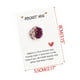thumbnail image 2 of Tarjeta de felicitación de bolsillo con rosa y purpurina degradada | Tarjeta romántica de amor | Regalo de aniversario de San Valentín | Tarjeta de mensaje personalizado para parejas y amigos, 2 of 6