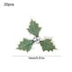thumbnail image 3 of Artículos decorativos hechos de Cl Otros adornos navideños 20 piezas Navidad invierno verde bayas manualidades bayas artificiales hojas de acebo adornos para árboles rellenos de coronas velas decoraci, 3 of 6