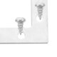 thumbnail image 3 of NUOLUX 10Ud Esquinas Para Marco De Pantalla De Hierro Color Plata Para Reparación Y Puertas, 3 of 8