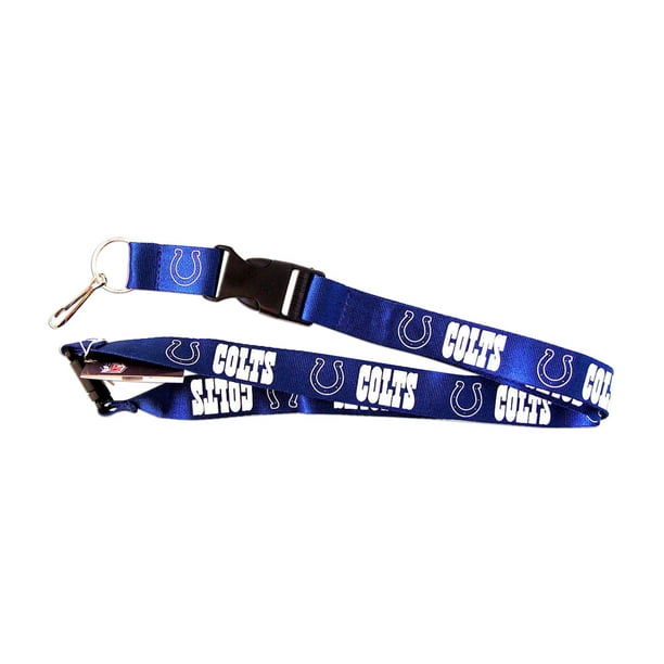 NFL Indianapolis Colts Sport Équipe Logo Cordon Porte-Clés Lot Id - Bleu