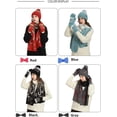 thumbnail image 6 of Winter Hat Scarf Gloves Set for Women Womens Knit Warm Hat Beanie Long Scarf Touchscreen Gloves Skull Caps Neck Scarves, 6 of 10