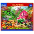 thumbnail image 2 of White Mountain - Farmer’s Market, 500 Piece Jigsaw Puzzle, Farm Puzzle, Big Red Barn, Pumpkins, 2 of 3