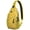 Banana, variant on Vintage Paisley Ornament Sling Backpack for Women, Rustic Boho Crossbody Shoulder Bag with Decorative Floral Pattern, Lightweight Travel Daypack