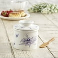 thumbnail image 3 of Butter Bell® Crock – Farmhouse Honey Bee Pattern Ceramic Butter Holder with Lid, Keeper for Spreadable Butter, 3 of 10