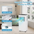 thumbnail image 5 of Kselythan 8000 BTU Portable Air Conditioner, 3-in-1 Portable AC Units with Remote Control, Room Air Conditioner with Cool, Dehumidifier and Fan Function, 5 of 7