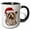 Black/White, variant on 3drose, Celtic Winter Solstice Witch Carrying a Lantern, 11oz Mug