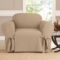 thumbnail image 3 of Sure Fit Sailcloth Armchair Slipcover, 3 of 3