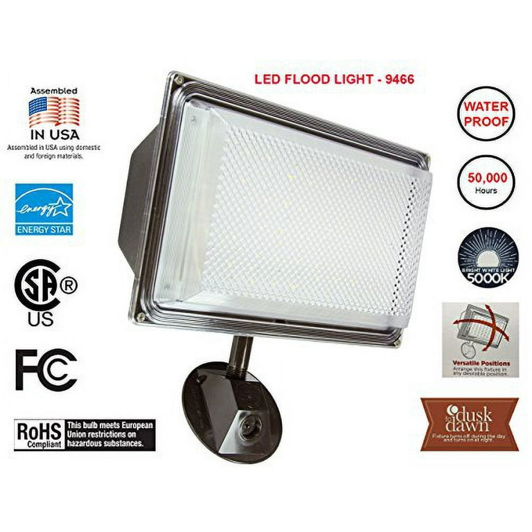 Lights Of America Led Dusk To Dawn Outdoor Security Floodlight Shelly
