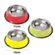 thumbnail image 2 of Paquete de cuencos de acero inoxidable para gatos, cuencos de comida y agua para cachorros, coloridos antideslizantes MFZFUKR BST3006944-2, 2 of 6