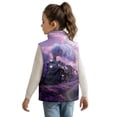 thumbnail image 3 of Pzuqiu Train Sleeveless Vests Casual Clothes for Girls 2T Practical Stretchy Winter Lightweight Sleeveless Fleece Jacket with Pocket Wind Proof Fall Outfits Fashion Clothing, 3 of 7