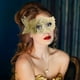 thumbnail image 4 of 2 piezas Máscaras de fiesta Máscaras de carnaval Máscaras de media mascarada Máscaras de pareja doradas Máscaras de mariposas para mujeres Máscaras venecianas, 4 of 4