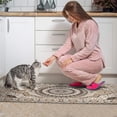 thumbnail image 4 of Boho Light Brown Pattern Kitchen Rugs and Mats Sets Of 2, Funny Kitchen Decoration Rubber Backing Non-Slip Absorbent Mats for Sink Waterproof Runner Rug for Laundry Room 17x30+17x48inch, 4 of 7