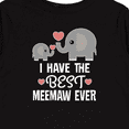 thumbnail image 4 of Inktastic Best Meemaw Ever Grandkids Gift Boys or Girls Long Sleeve Toddler T-Shirt, 4 of 5