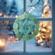 thumbnail image 5 of xihome Pack de 2 colgantes navideños acrlicos irrompibles para el retrovisor del coche, adornos para el rbol de Navidad del hogar, diseños de copos de nieve y renos, 5 of 6