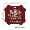 thumbnail image 7 of Inkdotpot Real Silver Foil Bracket Shape Paper Hang Tags Thank You From The New Wedding Favor Tags Pack Of 100, 7 of 7
