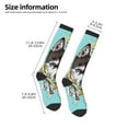 thumbnail image 2 of Salouo Husky With Dreamcatcher Print Women's Men's Ankle Socks 1-pack Casual Athletic Socks for Unisex Adult Moisture-Wicking Socks for Daily Wear/Running/Sport, 2 of 8