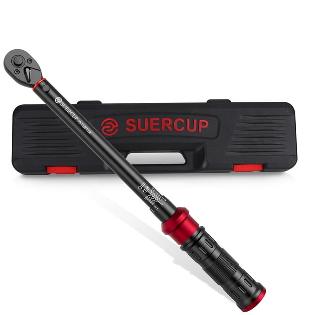Llave dinamométrica SUERCUP con tracción de 3/8 pulgadas, 10-110 ft.lb/13.6-149.2 Nm
