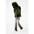thumbnail image 6 of Jordan Craig Men El Jefe Shearling Moto Jackets (Military Green), 6 of 6