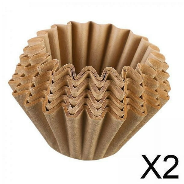 Filtros de café de papel,Papel de filtro de café Accesorios para máquinas de café,Cesta de filtro de café Papel de filtro de café portátil,Filtros de café Papel para servir Herramienta