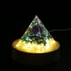 thumbnail image 3 of Base Lámpara FLhrweasw Pirámide Cristal Soporte Pantalla LED Blanco, 3 of 9