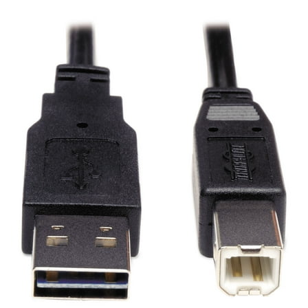 Tripp Lite Universal Reversible USB 2.0 A-Male to B-Male Device Cable - 6ft
